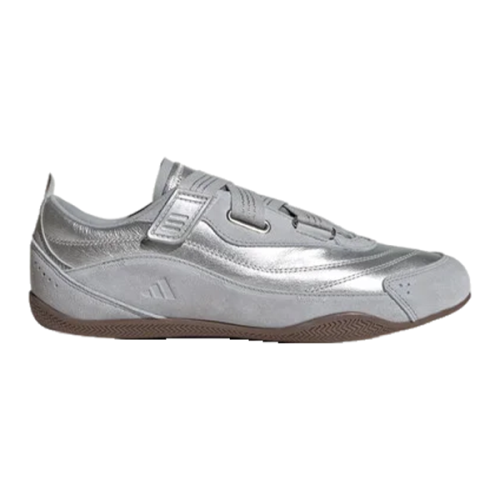 Adidas Urban Reverie Sneakers, Grey and Silver Hook-and-Loop Style