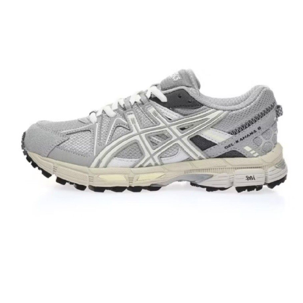 Asics Gel-Kahana 8 Running Shoes, Light Grey White