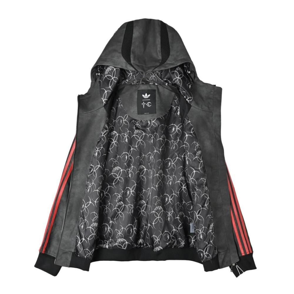 新品adidas x Thug Club PU Leather Jacket adidas x Thug Club Teamgeist Faux Leather Jacket (Asian Sizing