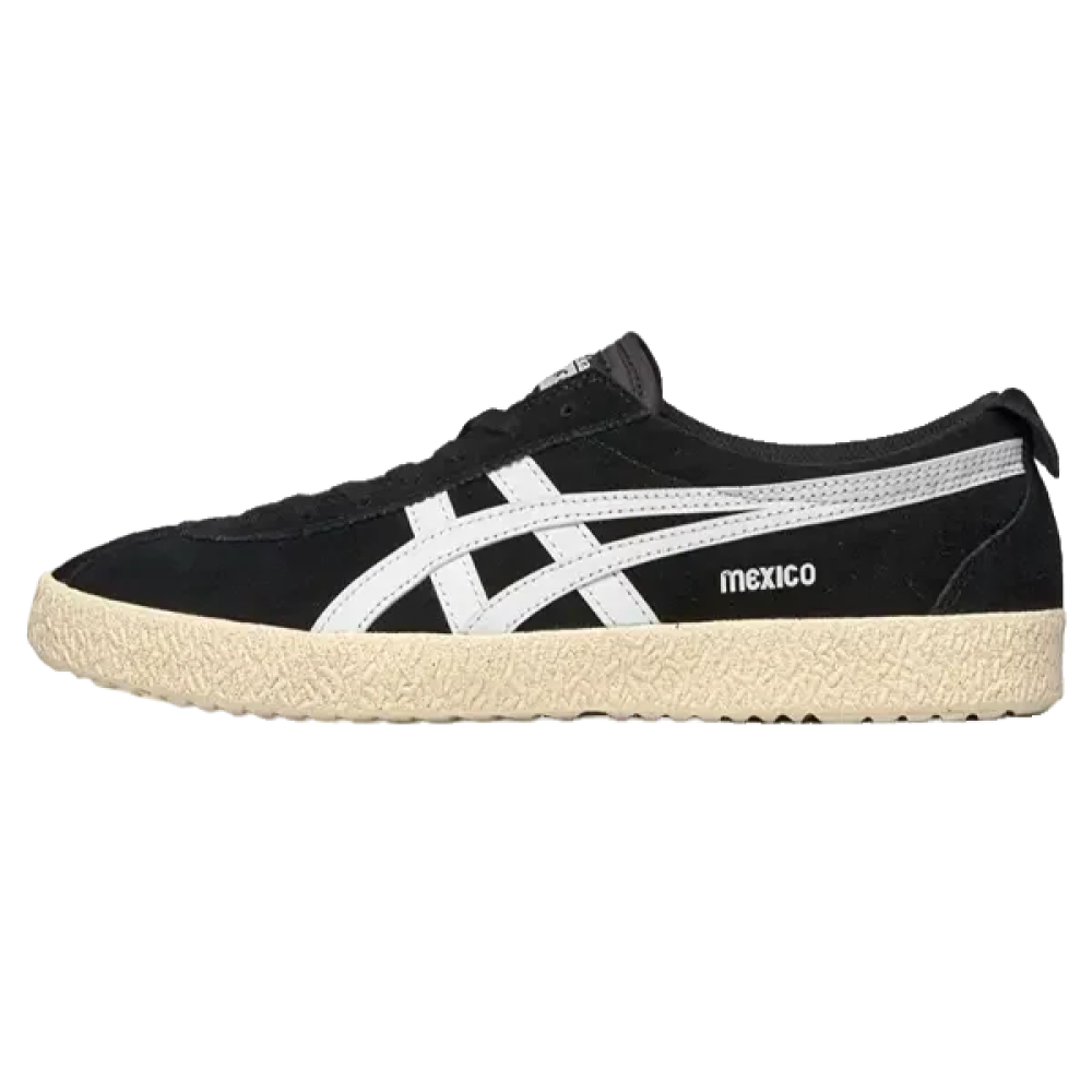 شوز اونيتسوكا delegation لون اسود شعار ابيض