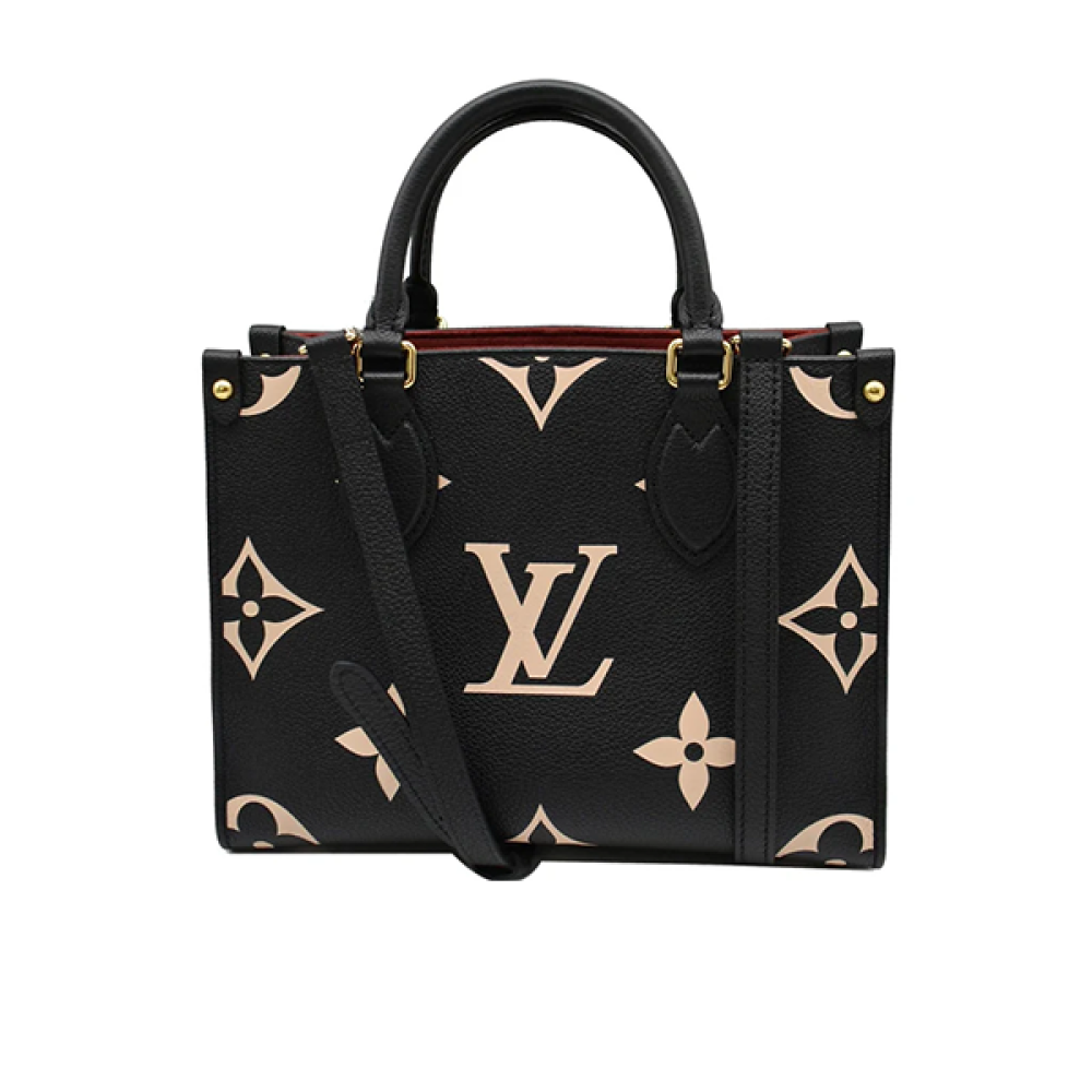 ルイ・ヴィトン Louis Vuitton Women's Top Handle Bag in Black Leather with