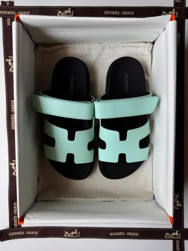 Hermes Summer Women's Shaper Flat Sandal, Aqua - E-SEVEN STORE
