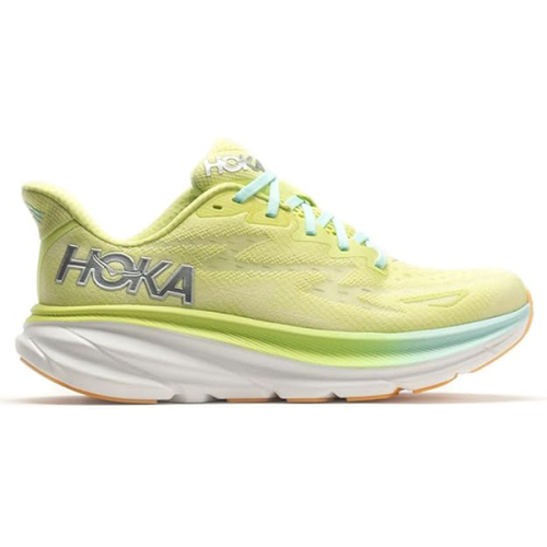 KOHH千葉雄喜タオル Billionaire Minds YELLOW T20 Hoka Clifton 9 Mesh Running Shoes, Lemon Yellow - E-SEVEN STORE