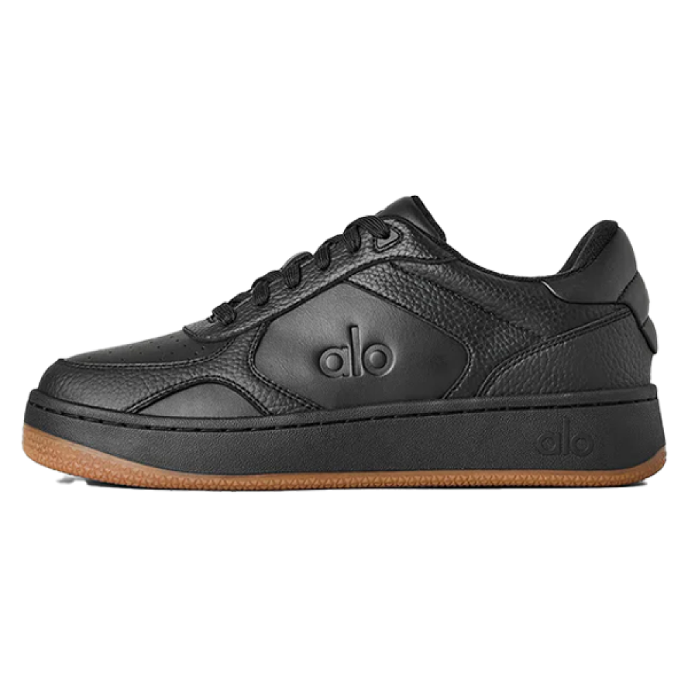Alo Unisex Recovery Mod Leather Black Women's Shoes