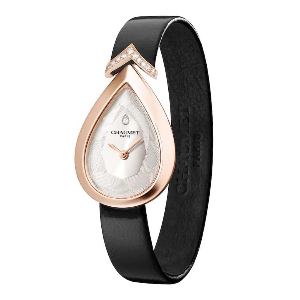 Chaumet Josephine Women's Watch, Plain Dial, Gold and Black