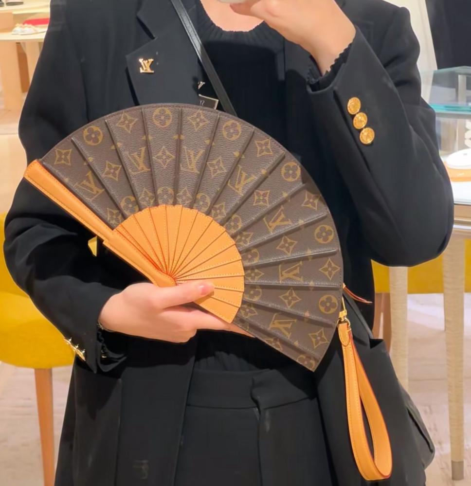 Louis Vuitton Trendy Bag in Chinese Style Monogram 36cm Brown