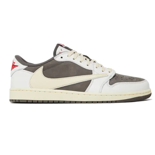 Nike Air Jordan Low 1 x Travis Scott White and Grey - E-SEVEN STORE