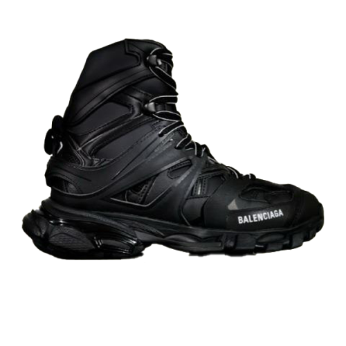 Balenciaga Matrix High-Edge Sneakers in Black - E-SEVEN STORE