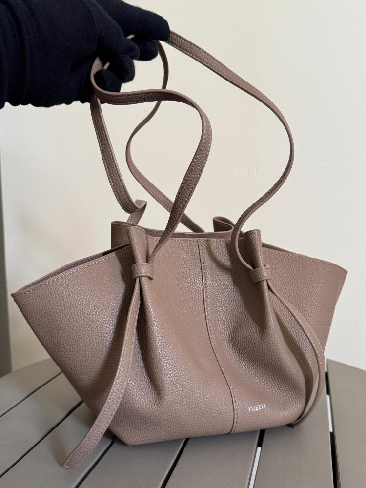 Moshi Clay Pebble Grain Leather Shoulder Bag
