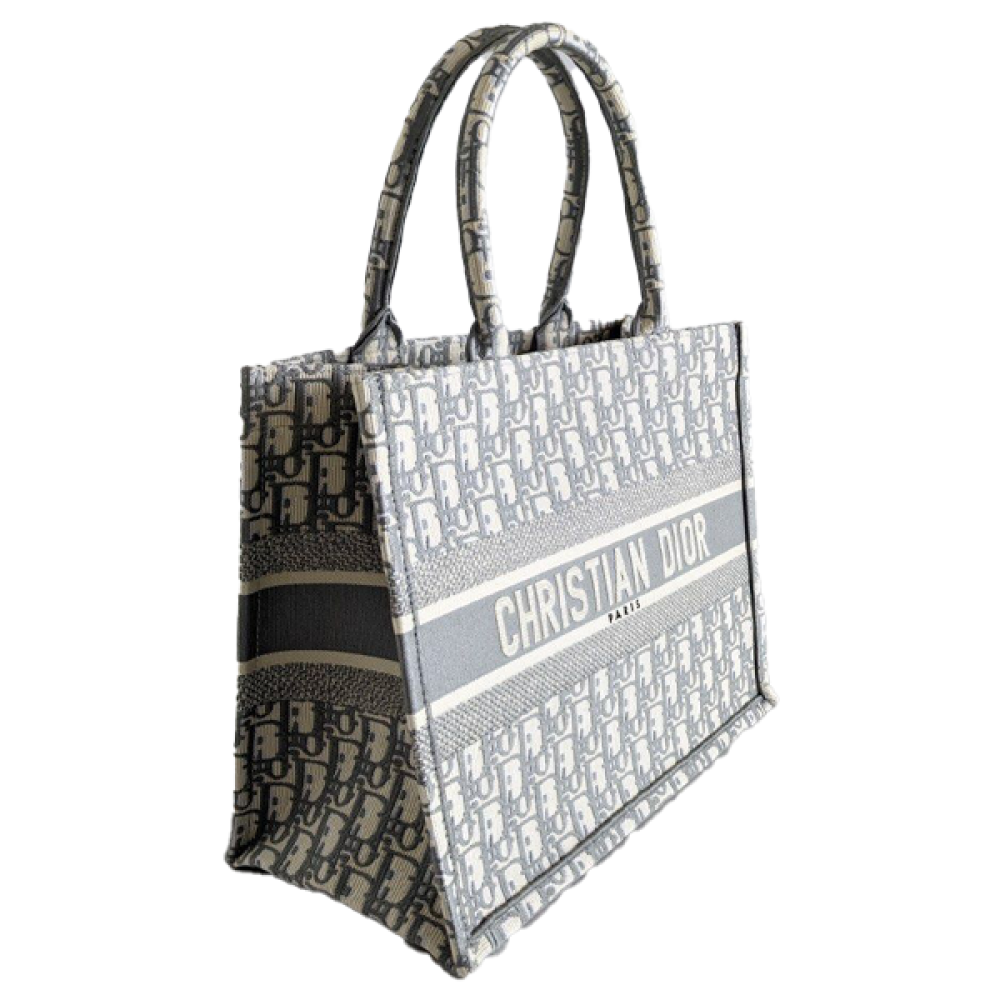 Dior tote bag, 41 cm, gray - E-SEVEN STORE