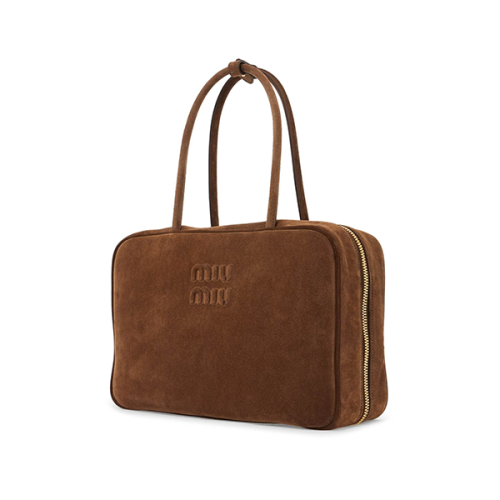 トートバッグ +AMOMENTO+ VELVET MICRO BAGDARK BROWN AM24FWW03BGDARKBROWN AMOMENTO+ VELVET MICRO BAGDARK BROWN AM24FWW03BGDARKBROWN