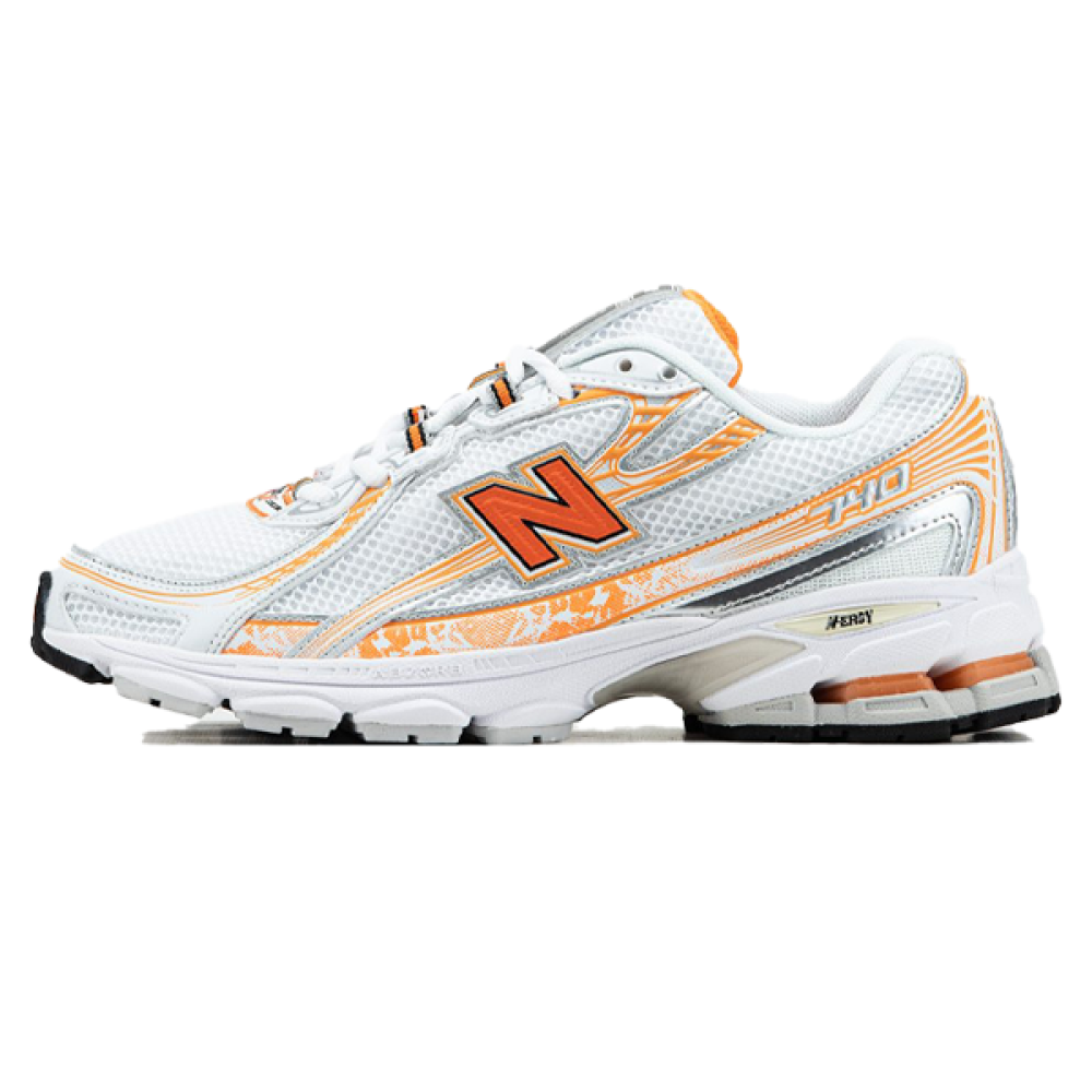 ののん New Balance 740 Unisex Mesh Shoe Yellow and Silver - E-SEVEN