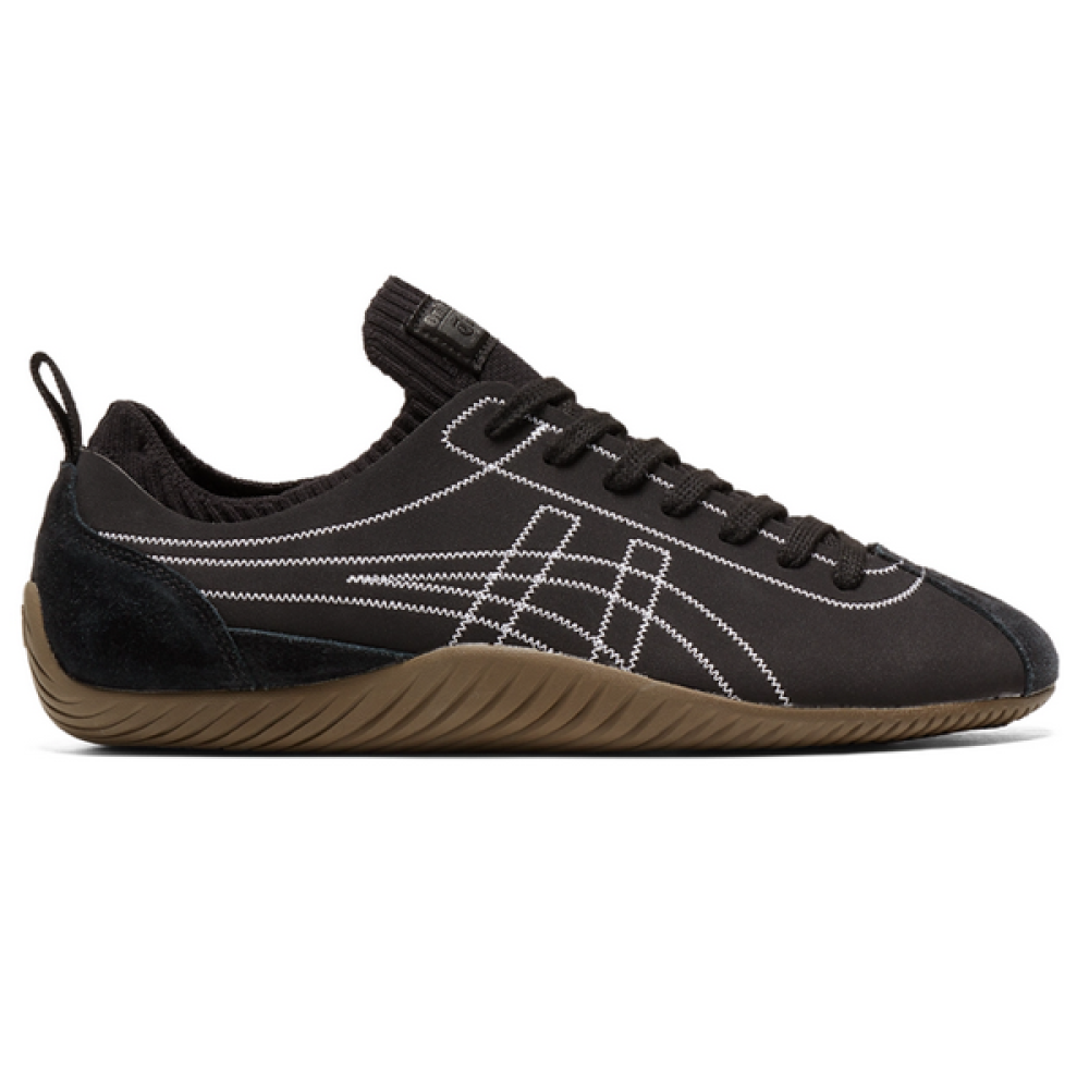 Shoes Onit Soka Tiger SCLAW Black Lace-Up Shoes with White