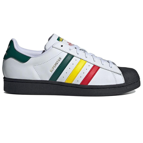 سنيكرز مشي adidas سوبر ستار وايت ملتي كلر للجنسين