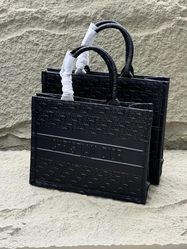 Dior Tote Bag for Women in Two Sizes, Modern Black - E-SEVEN