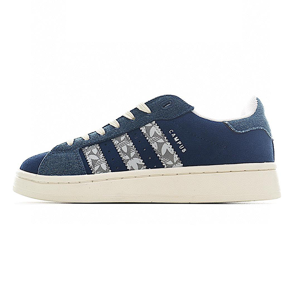 Adidas Campus Unisex Sneakers in Dark Blue with Brand Print E
