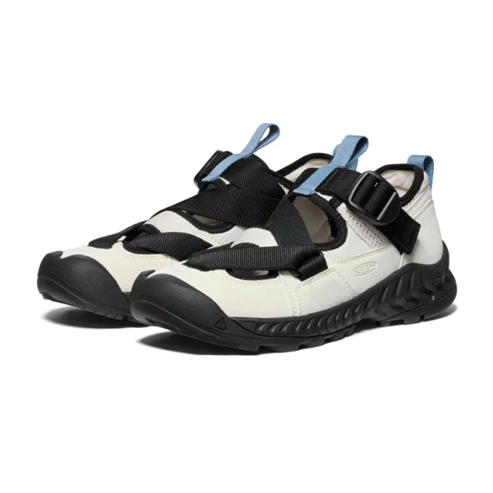 ゼラ Ken Hood Zera Women's Training Sandal, Black and White - E-SEVEN STORE