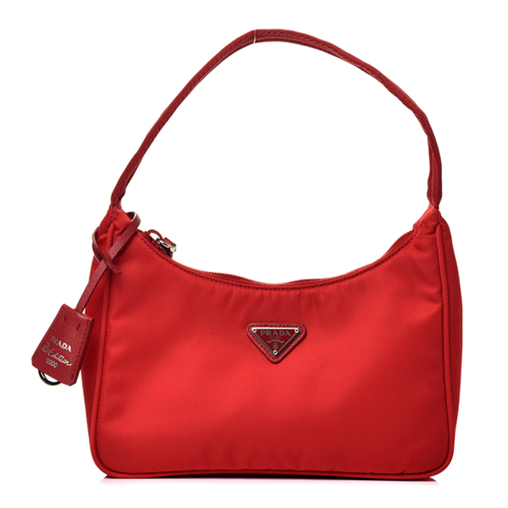 Prada Saffiano Re-Edition Red 23cm Luxury Bag