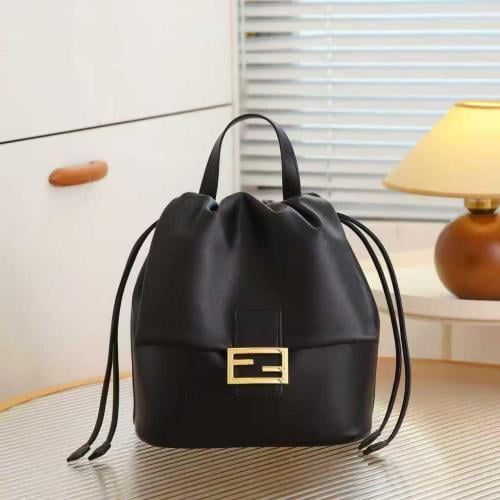 fendi backpack - mini Men's Selleria Bag Charm-black tone hardware and a front baguette style pocket with the iconic Fendi logo Fendi Floral embellished mini backpack