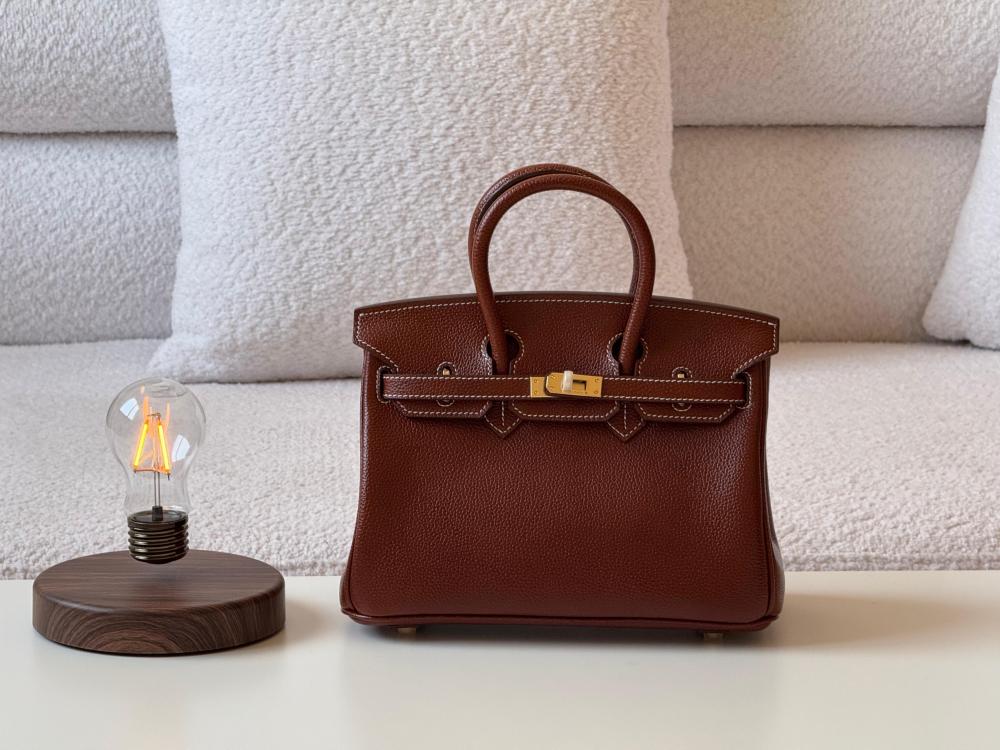 Hermes Birkin Women's Medium Bag 25cm Dark Brown