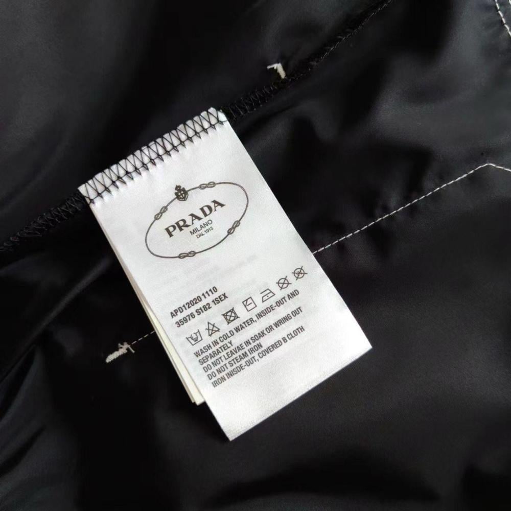 Prada Men's Casual Shorts with Elastic Waist and Side Pockets