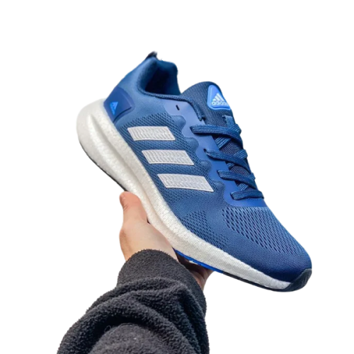 Adidas Pure Boost 21 Running Shoes, Navy Blue - E-SEVEN STORE Adidas Pure Boost 21 Running Shoes, Navy Blue - E-SEVEN STORE