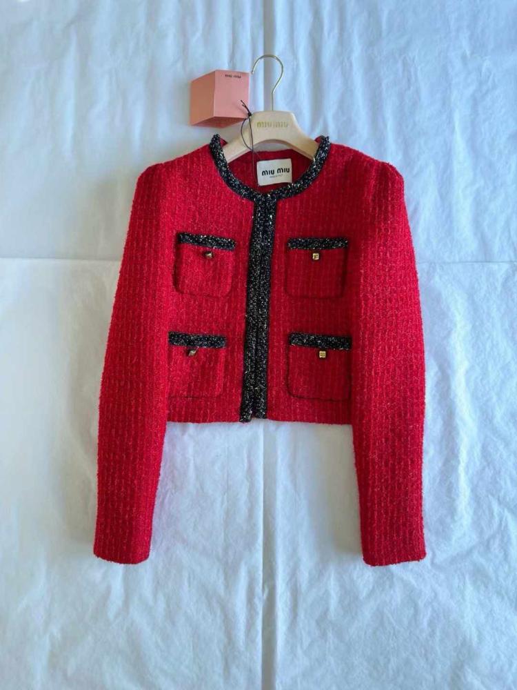 Chanel Cars Coco Short Blazer in Red and Black
