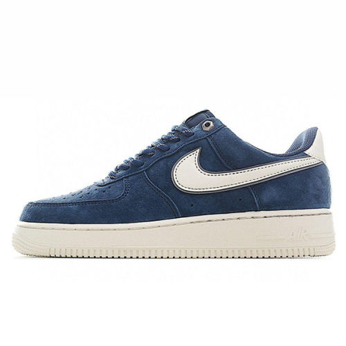 Nike Air Force Suede Shoes, Petrol Blue E-SEVEN STORE