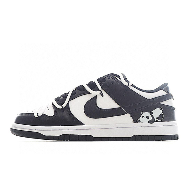 Shoes Sports Nike Dunk Low Panda Black and White