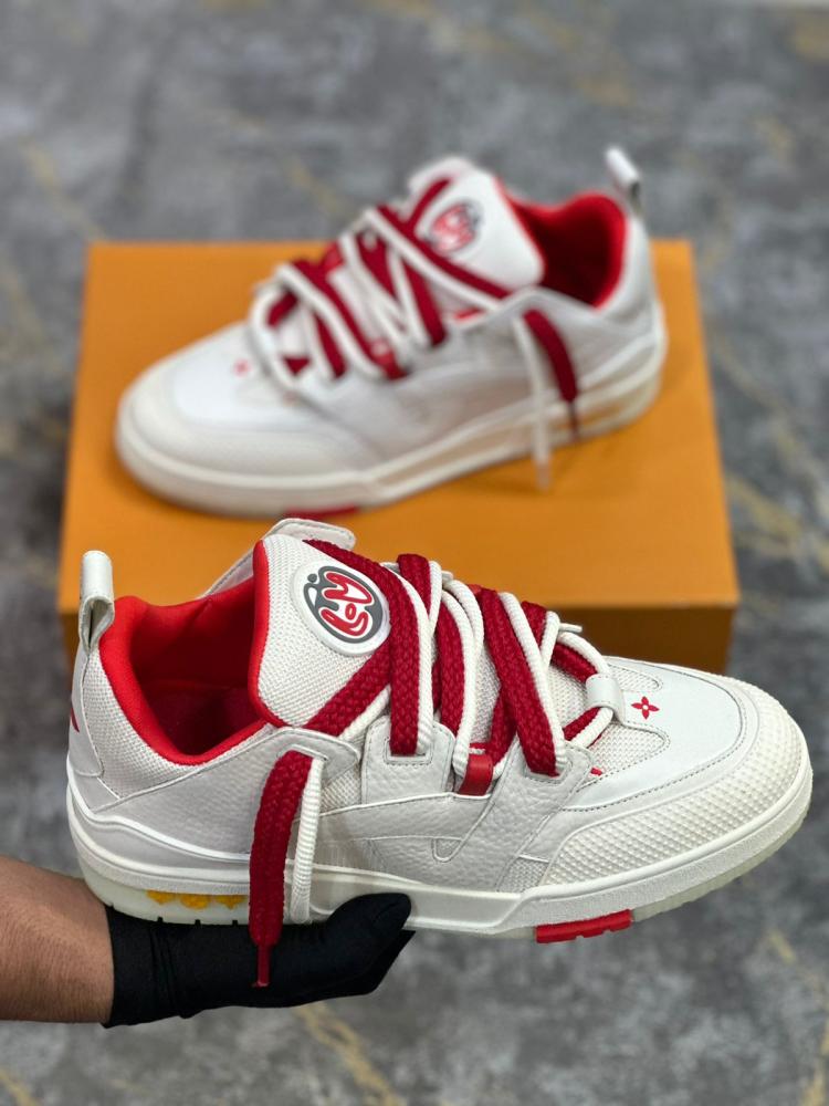 Louis Vuitton スニーカー ホワイト/レッド LOUIS VUITTON LV Trainer 'White Red' 1ABLXH