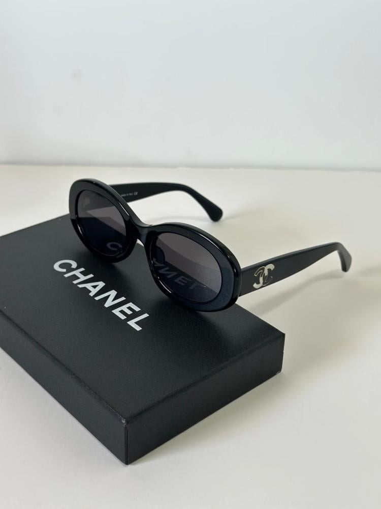 シャネル Chanel Women's Square Brown Sunglasses - E-SEVEN STORE