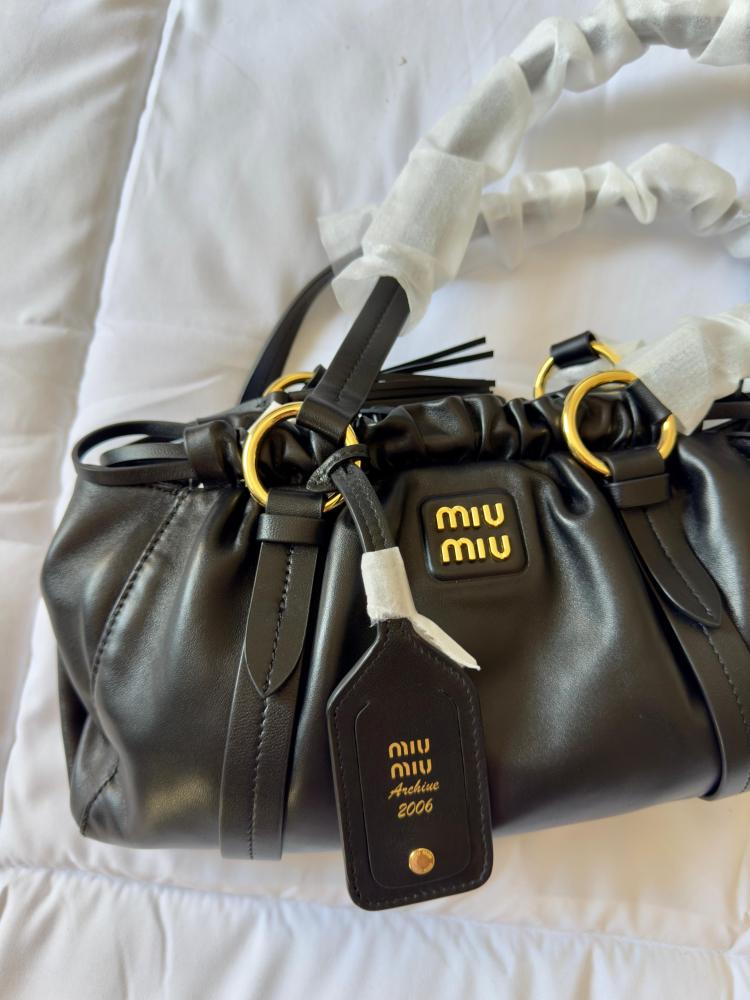 【送関込】MiuMiu☆joie shoulder bag in nappa Women's Joie bag in nappa leather | MIU MIU | 24S