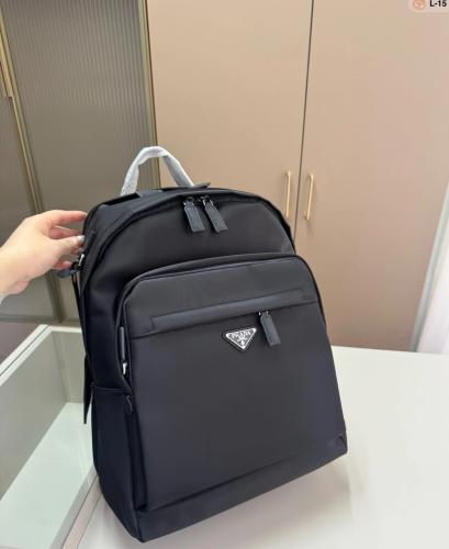 Prada Black Layered Unisex Shoulder Bag | ESEVEN STORE