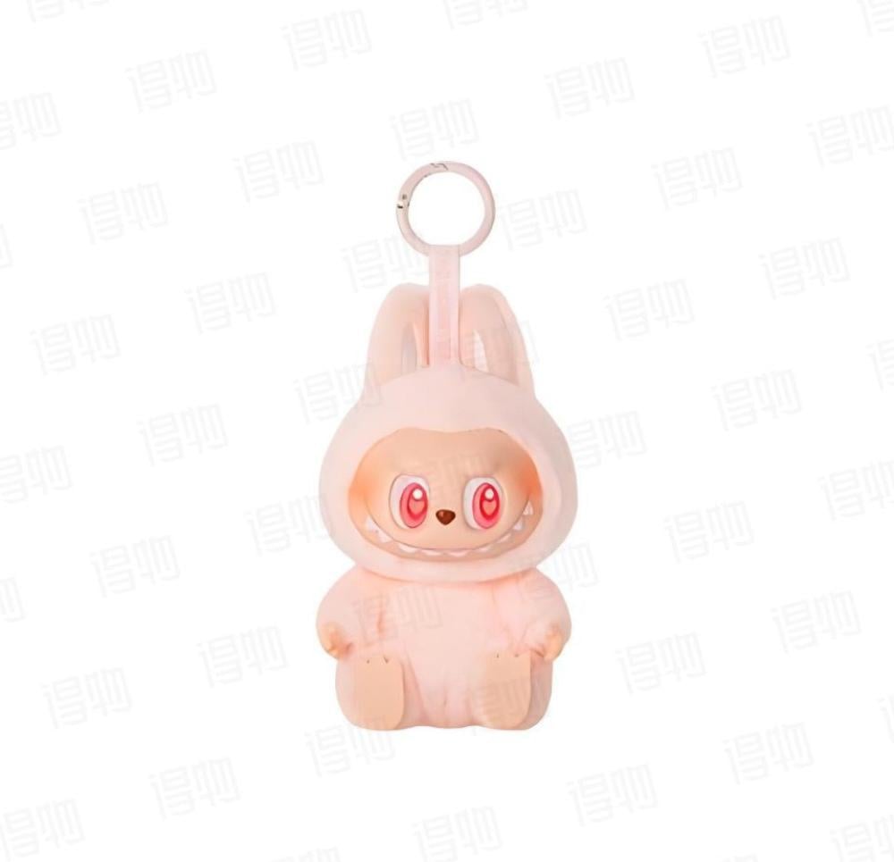Labubu Cute Keychain Soft Pink