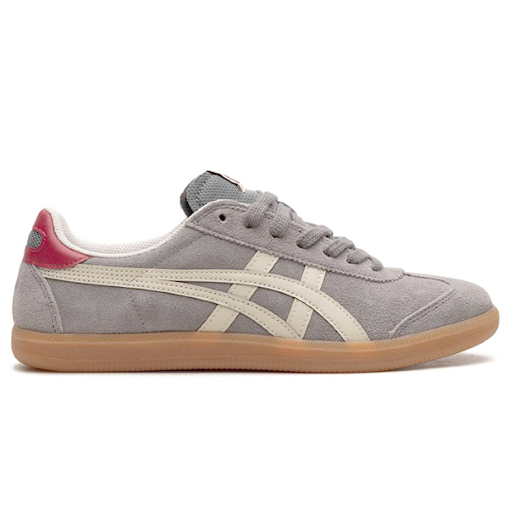 Onitsuka Tiger Light Grey White Stripes Shoes