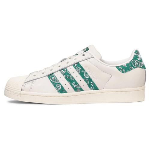 adidas Superstar Unisex Luxury Sport Shoes, Green and White - E-SEVEN STORE