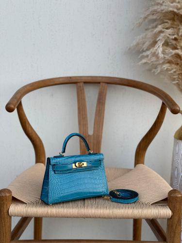 L'Orbiana Extra Bag L27 Black Leather Handbag - E-SEVEN STORE