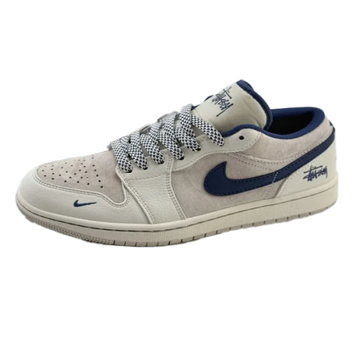 Nike Air Jordan 1 x Travis Scott Velvet Grey and Navy - E-SEVEN STORE