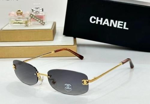 Chanel Rimless Square Black Sunglasses - E-SEVEN STORE display picture 1