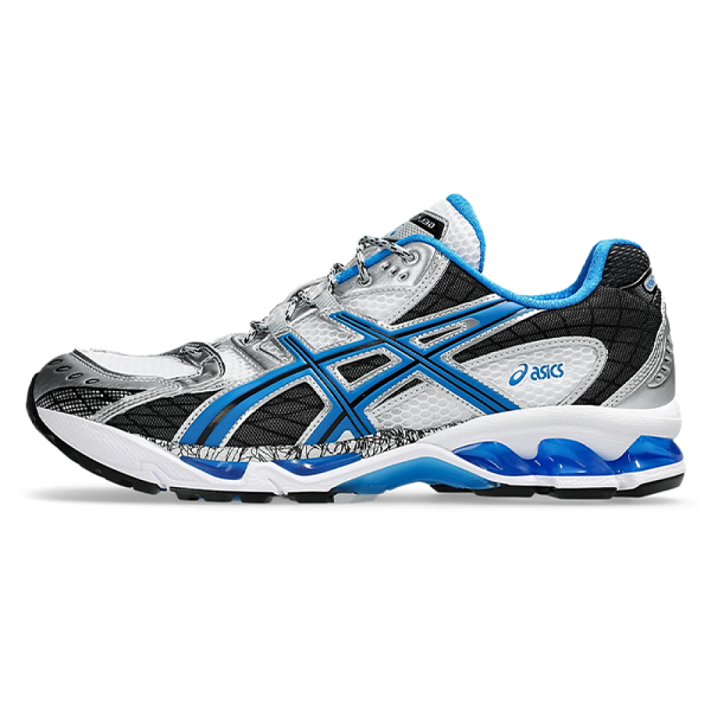 ニンバス Ascis Nimbus 10.1 Gel Sneaker, Green, Silver and Black - E