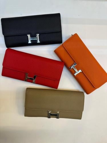 Hermes Constance Clutch Leather Women's Wallets | ESEVEN STORE