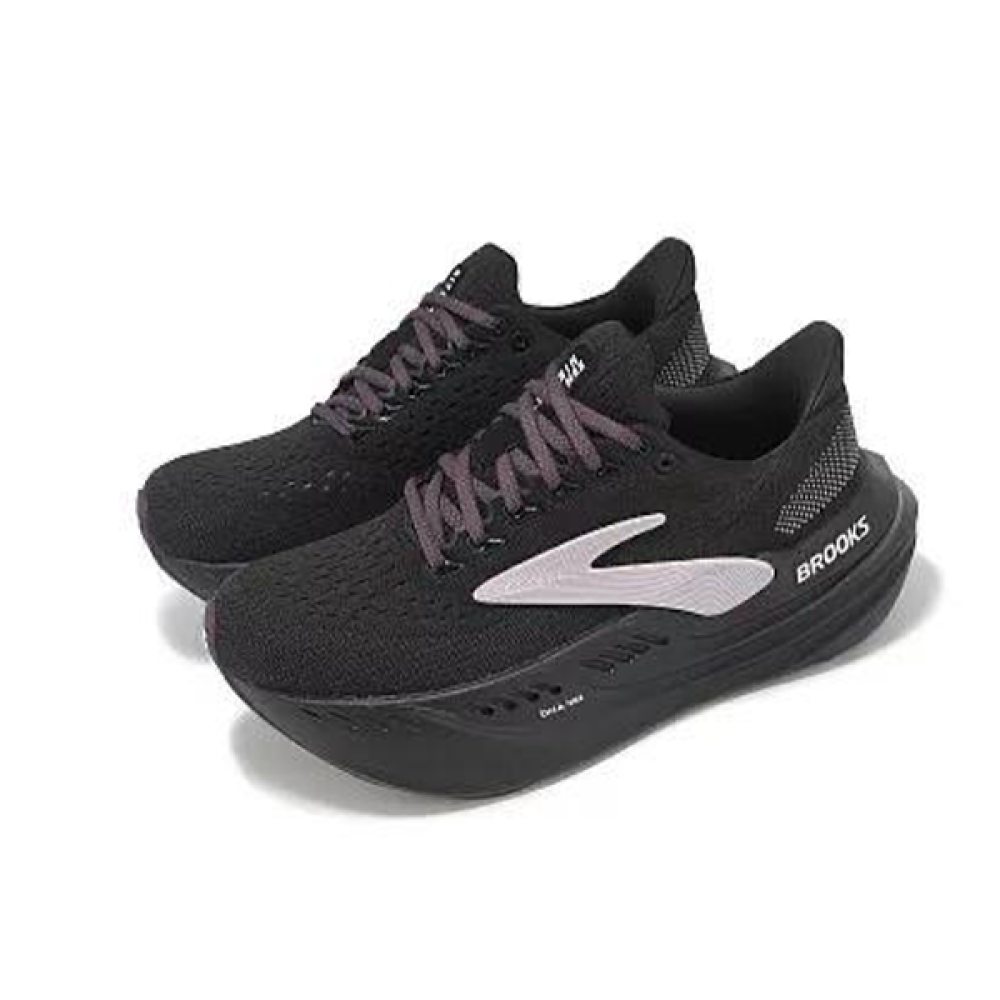 Brooks Unisex Glycerin Max Mesh Sneakers in Black with Grey