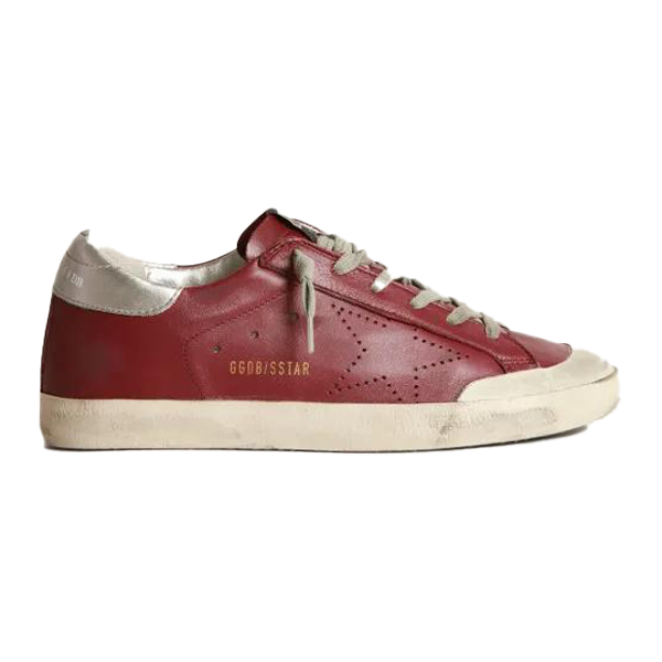 Golden Goose Superstar Women's Flat Shoes in Red