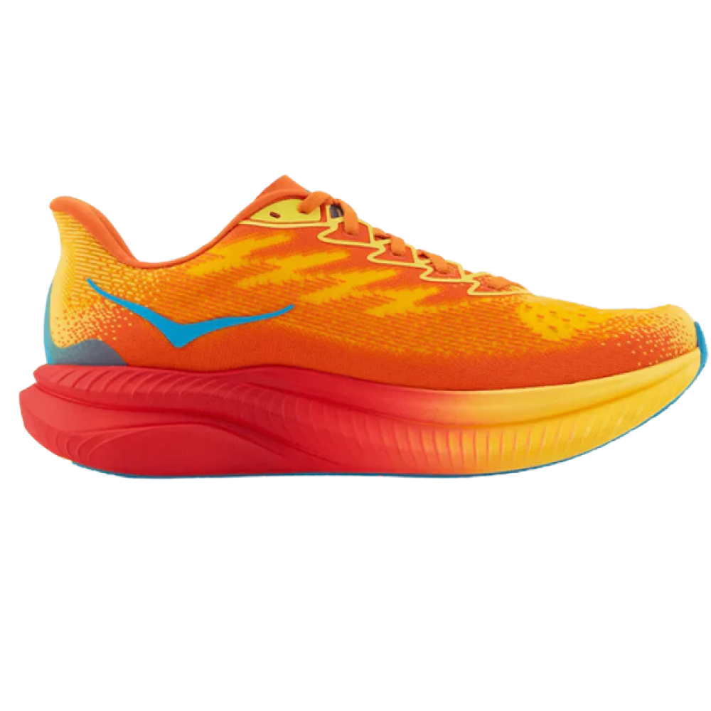 Hoka Mach 6 Orange Red Unisex Sports Shoes - E-SEVEN STORE