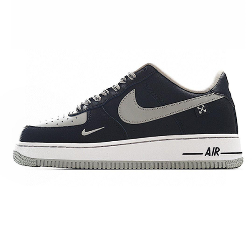 nike air force 1 low black blue fury cool grey