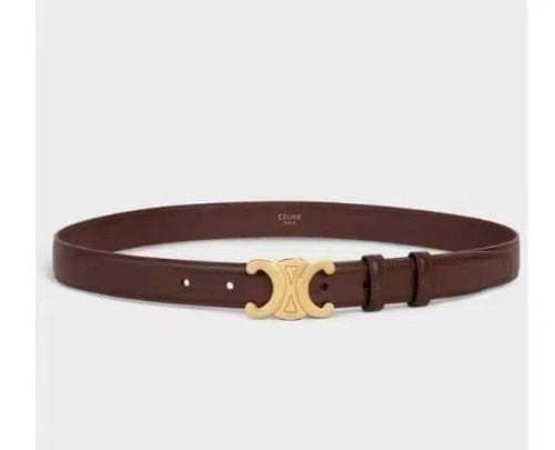 Celine dark brown belt - E-SEVEN STORE