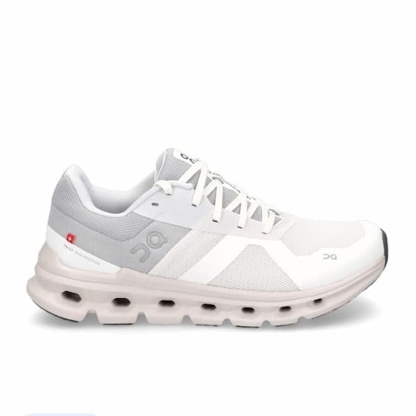 حذاء رياضي كلاود أون رانينج رانر واتر بروف جريه لايت وايت