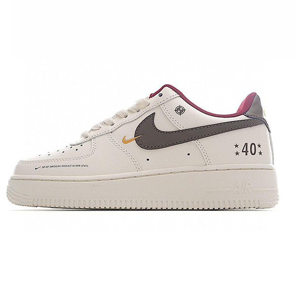 Nike Air Force 1 White Grey Women's Sneakers