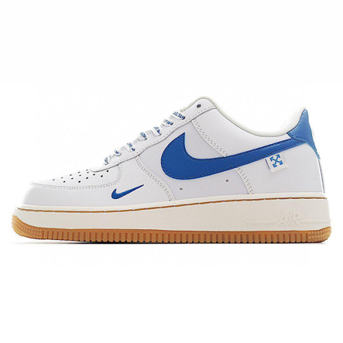 Sneakers Heren Nike Air Force Nike Air Force White Blue Flat