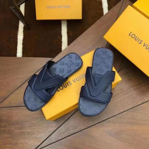 vuitton palm slippers for